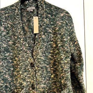 Cozy NWT Pont Sur for J.Crew marled wood cardigan